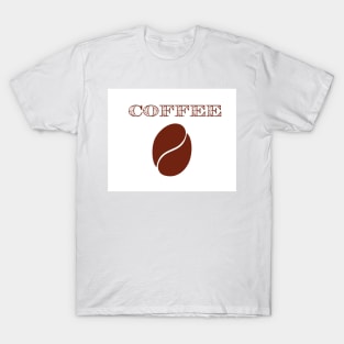 Coffee bean for coffee lovers T-Shirt